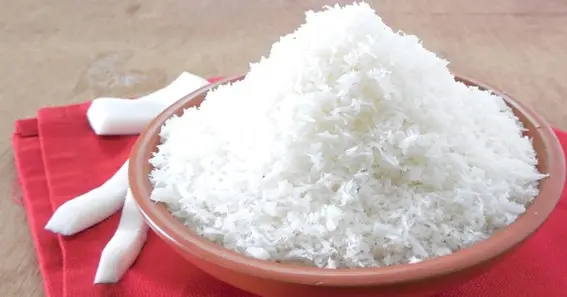 What is desiccated coconut