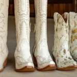 white cowboy boots