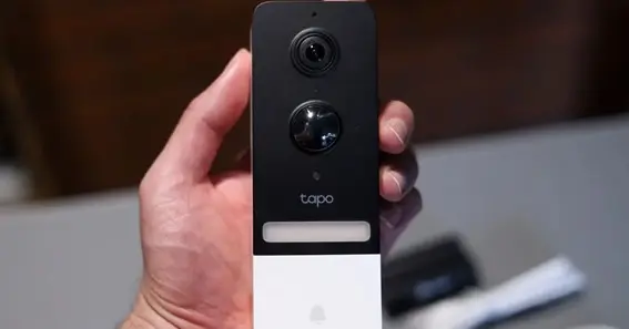 why does tapo doorbell show round camera