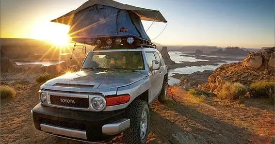 fj cruiser roof top tent